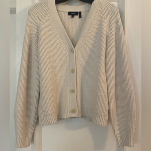 Theory Ivory Cardigan